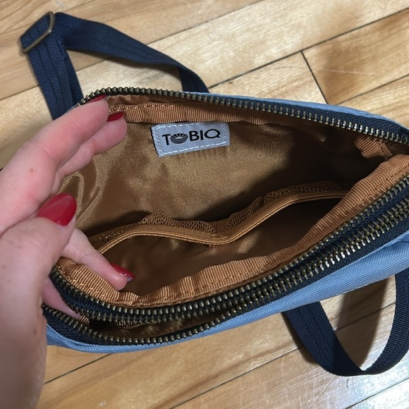 Tobiq duo hip pack fanny belt bag blue travel - Picture 6 of 7